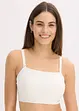 Vattert Feel Comfort Seamless Bandeau-BH med avtagbare stropper, bonprix