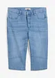 Lang bermudashorts i lett denim med stretch, Regular Fit, bonprix