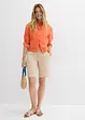 Slip on-bermudashorts av musselin, bonprix