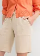 Slip on-bermudashorts av musselin, bonprix