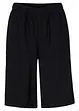 Bermudashorts i lin-/viskosemiks, High Waist, bonprix