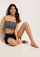 Bandeau-bikini med avtagbare stropper (2-delt sett), bonprix