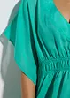 Transparent strandtunika med V-hals, bonprix