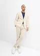 Blazer med lin, Regular Fit, bonprix