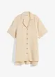 Skjortebluse i musselin, bonprix