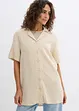 Skjortebluse i musselin, bonprix