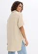 Skjortebluse i musselin, bonprix