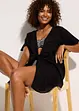 Strandbluse i transparent materiale, bonprix
