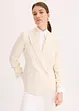 Blazer i materiale med rynket effekt og lyocell, bonprix
