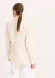 Blazer i materiale med rynket effekt og lyocell, bonprix