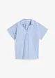 Kortermet bluse i kreppmateriale, bonprix