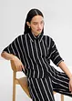 Kortermet bluse i kreppet strukturmateriale, bonprix