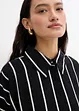 Kortermet bluse i kreppet strukturmateriale, bonprix