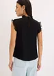 Bluse med volanger, bonprix