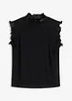Bluse med volanger, bonprix