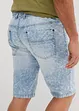 Pull on-bermudashorts i lett denim med stretch, Slim Fit, bonprix
