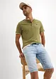 Pull on-bermudashorts i lett denim med stretch, Slim Fit, bonprix