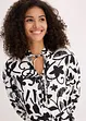 Kjole i kaftan-look og lett viskose, bonprix