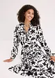Kjole i kaftan-look og lett viskose, bonprix