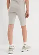 Sykkelbukse i økologisk bomull med elastan (2-pack), bonprix