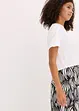 Jerseyskjørt i bomull med stretch, bonprix