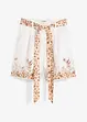 Shorts i ren lin med blomsterprint, bonprix
