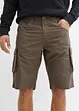 Bermudashorts i 100% bomull med cargolommer, Relaxed Fit, bonprix