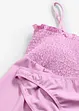Bandeau tankini med vaflet topp (2-delt sett), bonprix