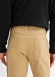 Classic Fit-bukse med stretch i 100% bomull, Straight, bonprix