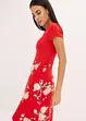 Jerseykjole med blomsterprint, bonprix