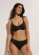 Bøyle-bikinioverdel i glinsende materiale, bonprix