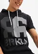 T-shirt med hette, i tung kvalitet, bonprix