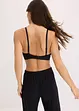 Vattert bralette uten bøyle med økologisk bomull (2-pack), bonprix