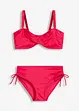 Balconette-bikini i glinsende materiale (2-delt sett), bonprix