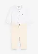 Body med krage og chinos (2-delt sett), bonprix