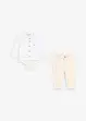 Body med krage og chinos (2-delt sett), bonprix