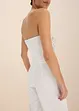 Elegant jumpsuit i strukturert krepp med perlebroderi, bonprix