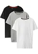 T-skjorte i økologisk bomull (3-pack), bonprix