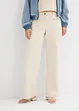 Wide Leg-jeans Mid Waist, komfortlinning, bonprix