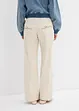 Wide Leg-jeans Mid Waist, komfortlinning, bonprix
