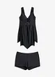 Lang tankini med brede stropper (2-delt sett), bonprix