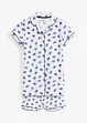 Pyjamas med økologisk bomull (2-delt sett), bonprix