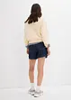 Jeansshorts High Waist, Low Stretch, bonprix