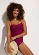 Shape bandeau-badedrakt, middels formende, bonprix