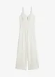 Jumpsuit med blonder og spagettistropper, bonprix
