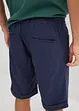 Pull on-bermudashorts i lin-miks, Regular Fit, bonprix