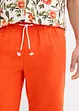 Pull on-bermudashorts i lin-miks, Regular Fit, bonprix