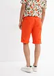 Pull on-bermudashorts i lin-miks, Regular Fit, bonprix