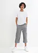 Bukse i 100% bomull og 3/4-lengde, Loose Fit, bonprix