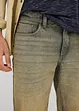 Dirty Washed jeansbermuda, Regular Fit, bonprix